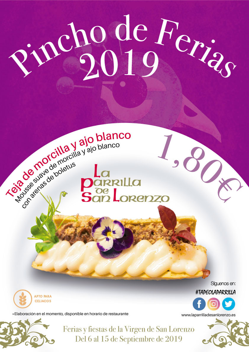 Pincho de Feria Valladolid 2019 La Parrilla de San Lorenzo